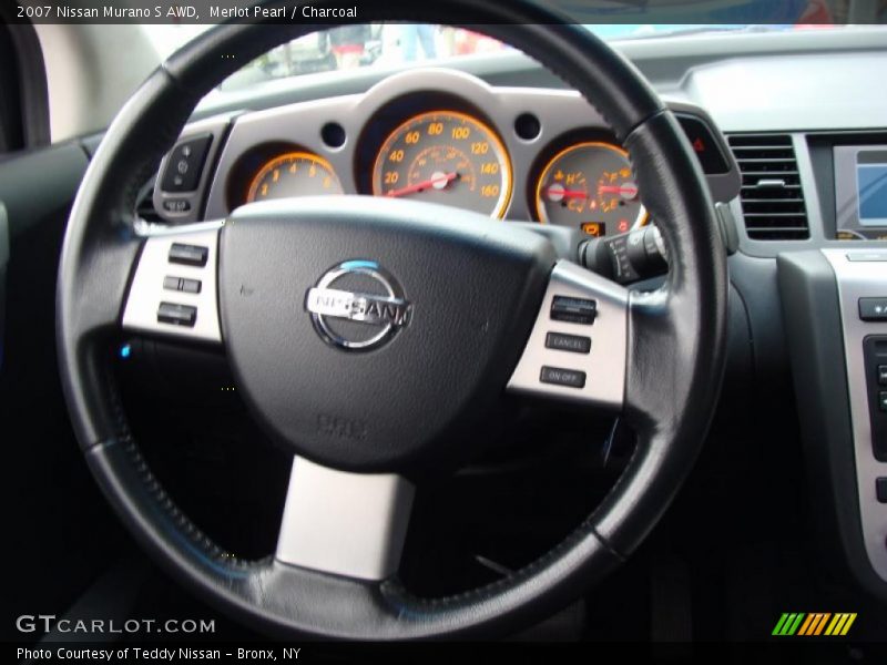 Merlot Pearl / Charcoal 2007 Nissan Murano S AWD