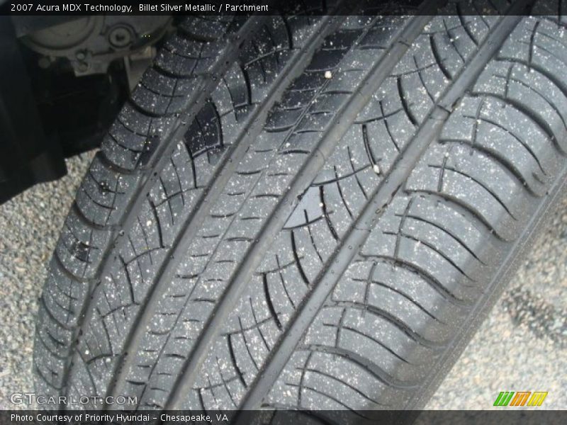 Billet Silver Metallic / Parchment 2007 Acura MDX Technology