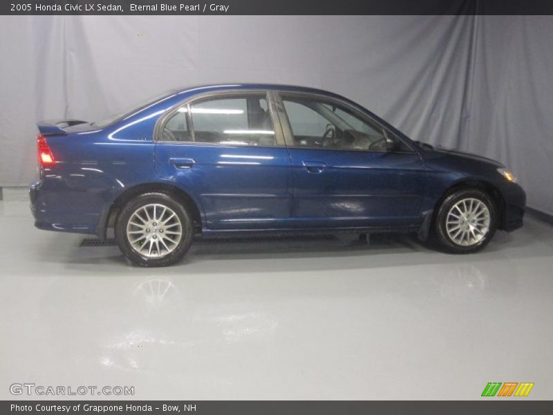 Eternal Blue Pearl / Gray 2005 Honda Civic LX Sedan