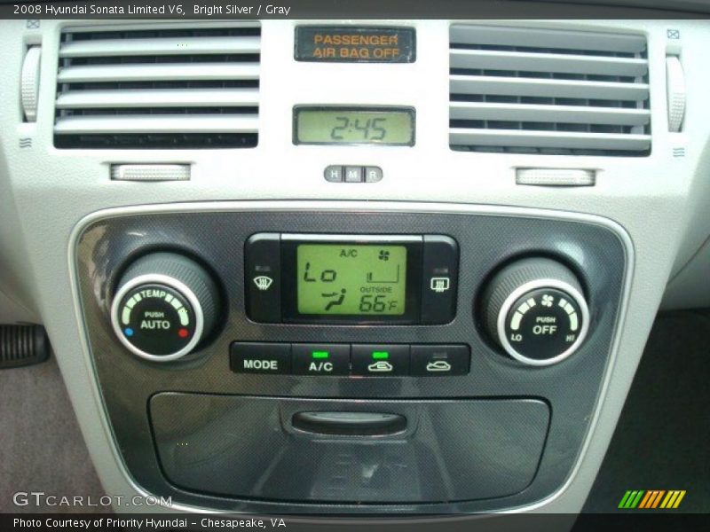Bright Silver / Gray 2008 Hyundai Sonata Limited V6
