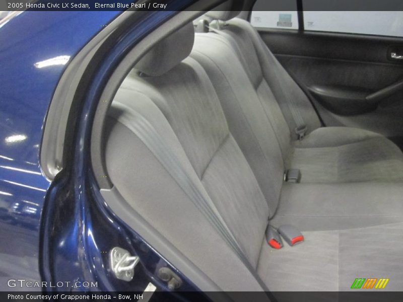 Eternal Blue Pearl / Gray 2005 Honda Civic LX Sedan