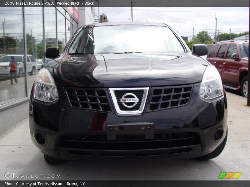 Wicked Black / Black 2008 Nissan Rogue S AWD