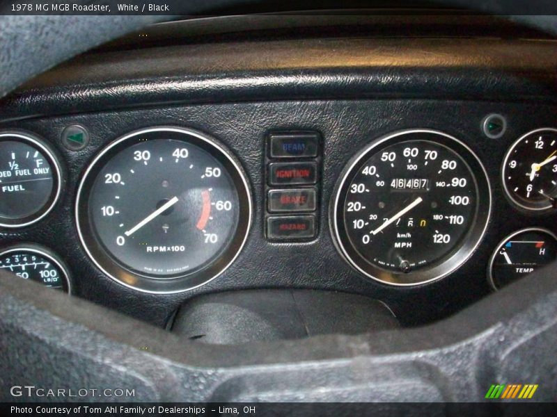  1978 MGB Roadster   Gauges