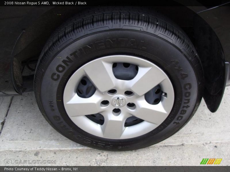 Wicked Black / Black 2008 Nissan Rogue S AWD