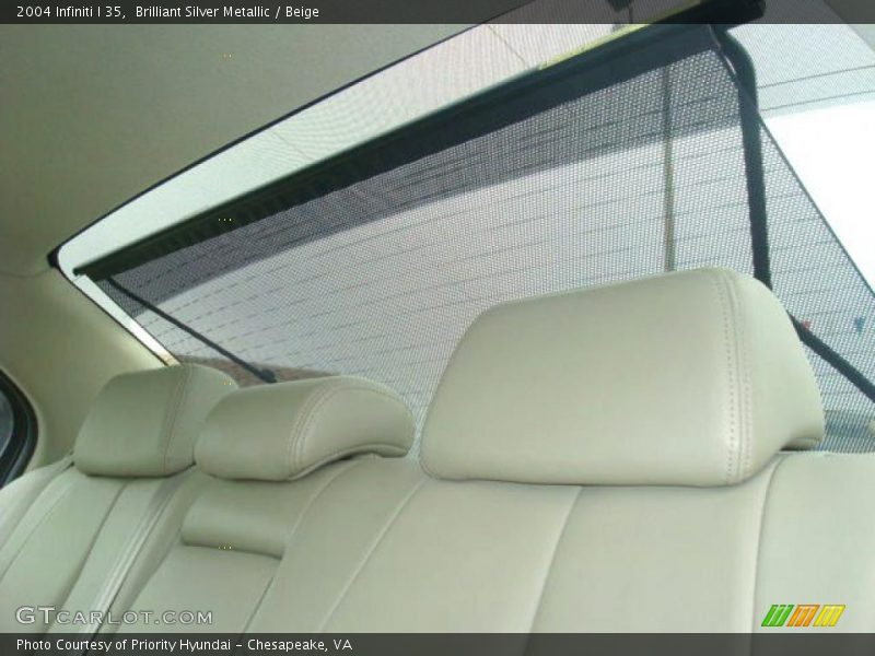 Brilliant Silver Metallic / Beige 2004 Infiniti I 35