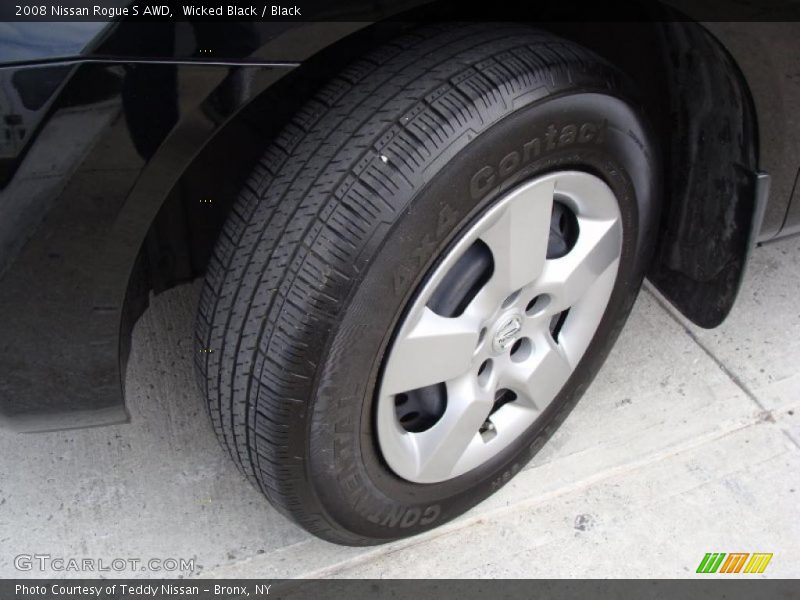 Wicked Black / Black 2008 Nissan Rogue S AWD