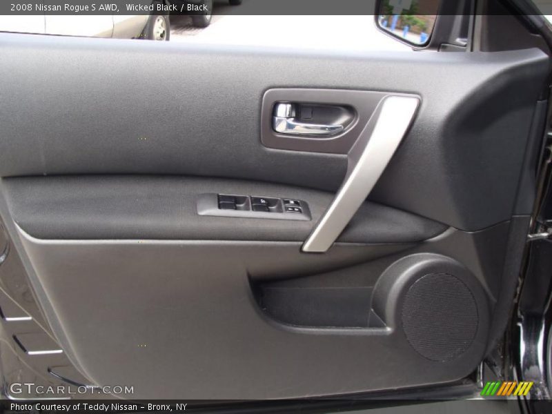 Wicked Black / Black 2008 Nissan Rogue S AWD
