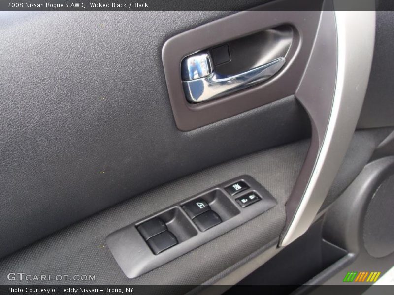 Wicked Black / Black 2008 Nissan Rogue S AWD
