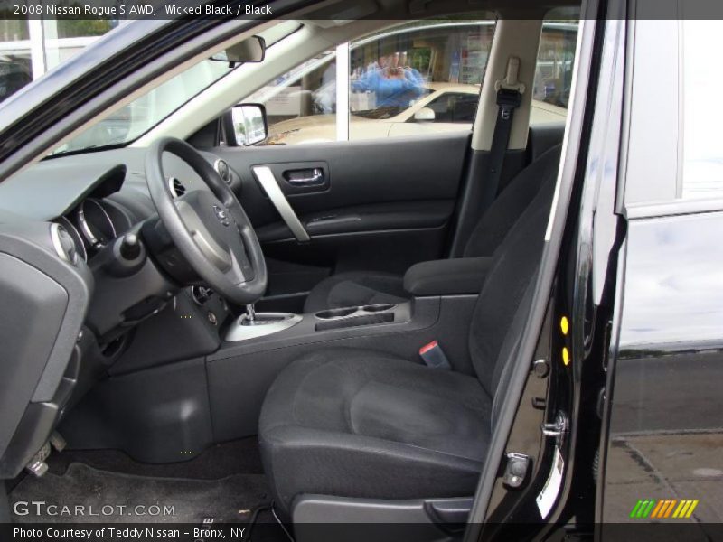 Wicked Black / Black 2008 Nissan Rogue S AWD