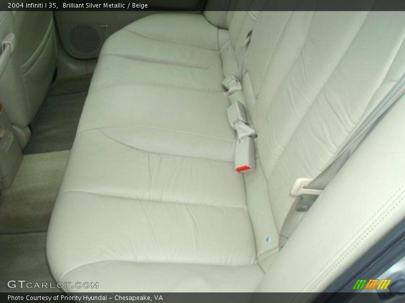 Brilliant Silver Metallic / Beige 2004 Infiniti I 35
