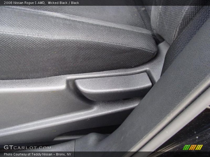 Wicked Black / Black 2008 Nissan Rogue S AWD