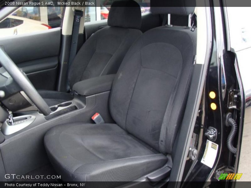 Wicked Black / Black 2008 Nissan Rogue S AWD