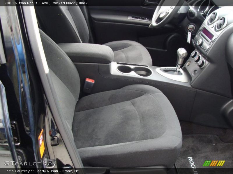Wicked Black / Black 2008 Nissan Rogue S AWD