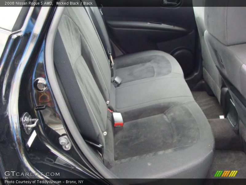 Wicked Black / Black 2008 Nissan Rogue S AWD