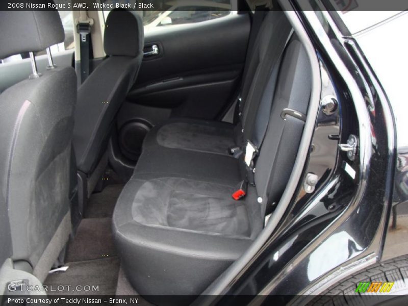 Wicked Black / Black 2008 Nissan Rogue S AWD