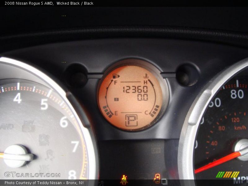 Wicked Black / Black 2008 Nissan Rogue S AWD