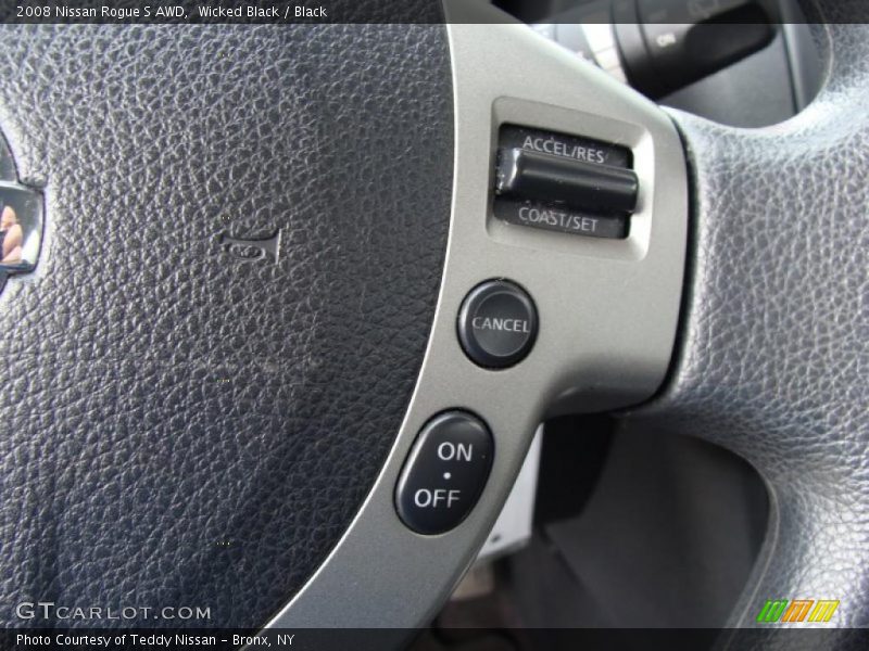 Wicked Black / Black 2008 Nissan Rogue S AWD