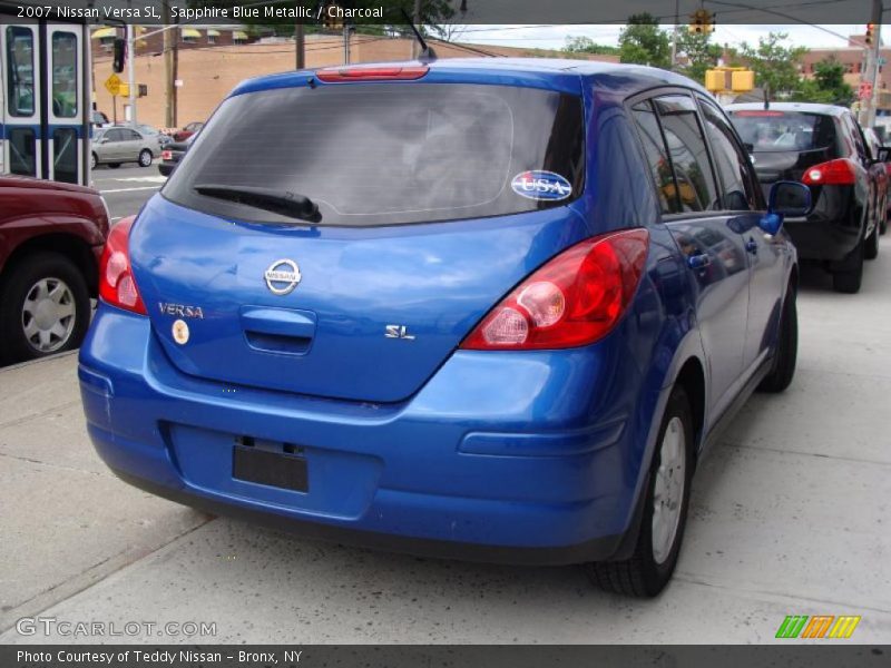 Sapphire Blue Metallic / Charcoal 2007 Nissan Versa SL