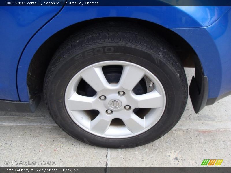 Sapphire Blue Metallic / Charcoal 2007 Nissan Versa SL
