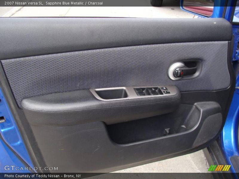 Sapphire Blue Metallic / Charcoal 2007 Nissan Versa SL