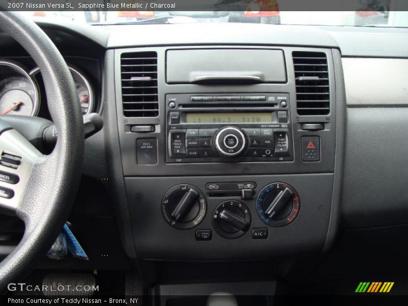 Sapphire Blue Metallic / Charcoal 2007 Nissan Versa SL