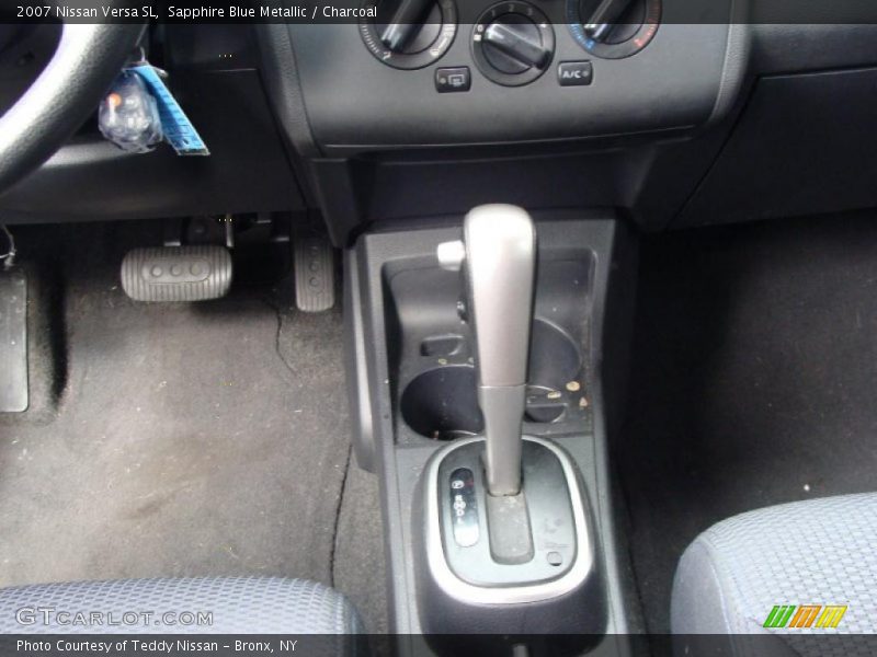Sapphire Blue Metallic / Charcoal 2007 Nissan Versa SL