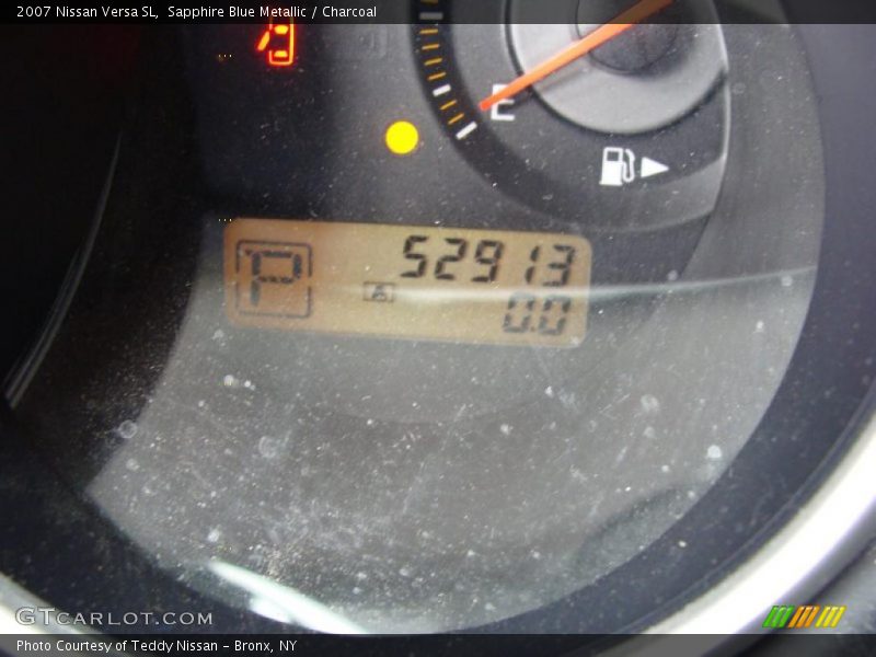 Sapphire Blue Metallic / Charcoal 2007 Nissan Versa SL