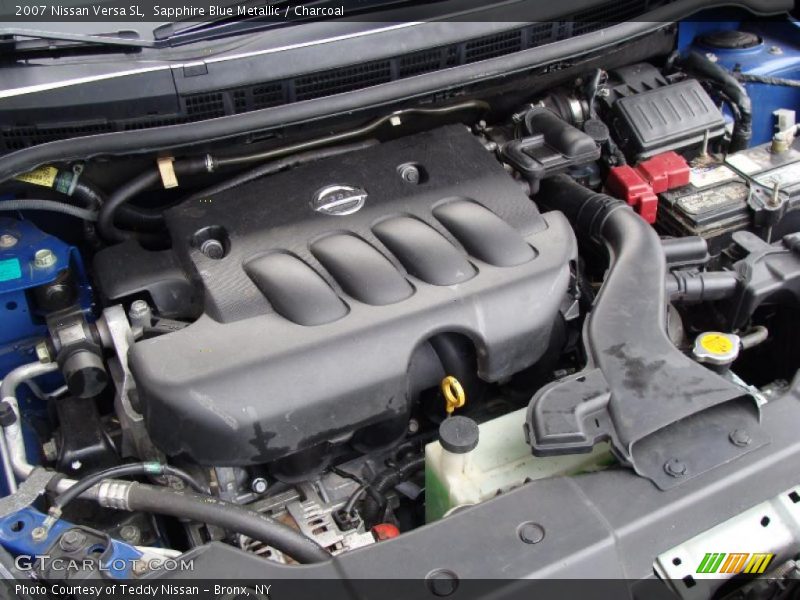 Sapphire Blue Metallic / Charcoal 2007 Nissan Versa SL