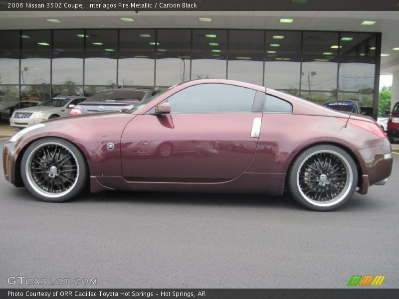 Interlagos Fire Metallic / Carbon Black 2006 Nissan 350Z Coupe