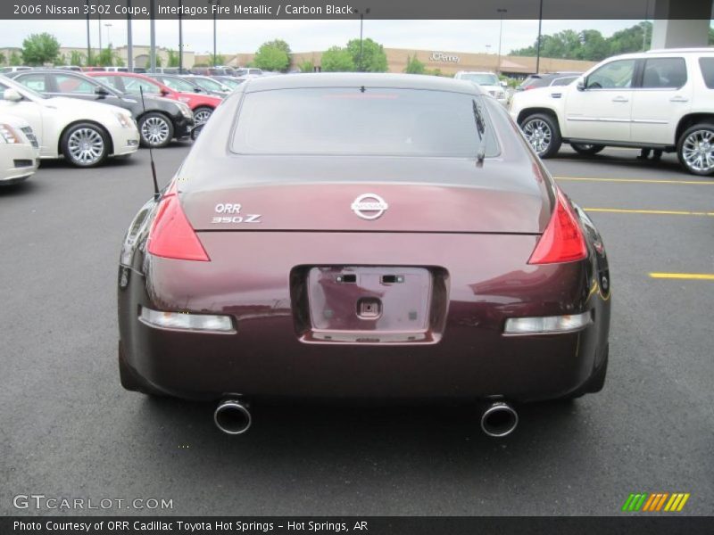 Interlagos Fire Metallic / Carbon Black 2006 Nissan 350Z Coupe
