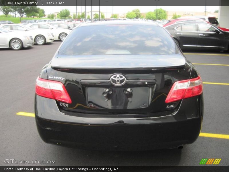 Black / Ash 2007 Toyota Camry LE