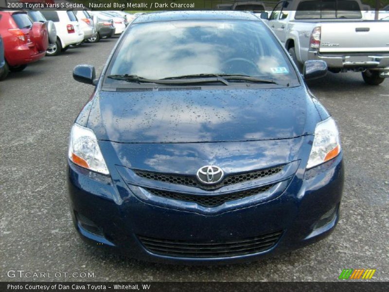 Nautical Blue Metallic / Dark Charcoal 2008 Toyota Yaris S Sedan