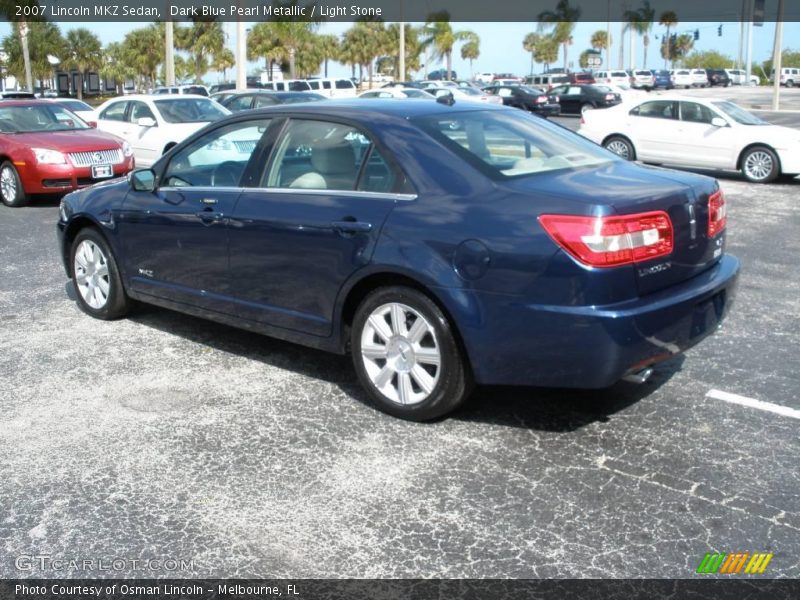 Dark Blue Pearl Metallic / Light Stone 2007 Lincoln MKZ Sedan