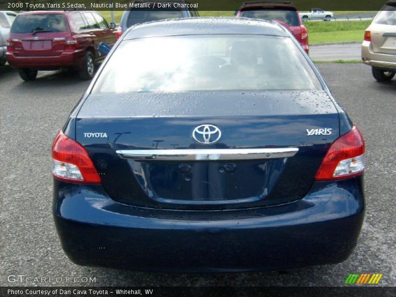 Nautical Blue Metallic / Dark Charcoal 2008 Toyota Yaris S Sedan