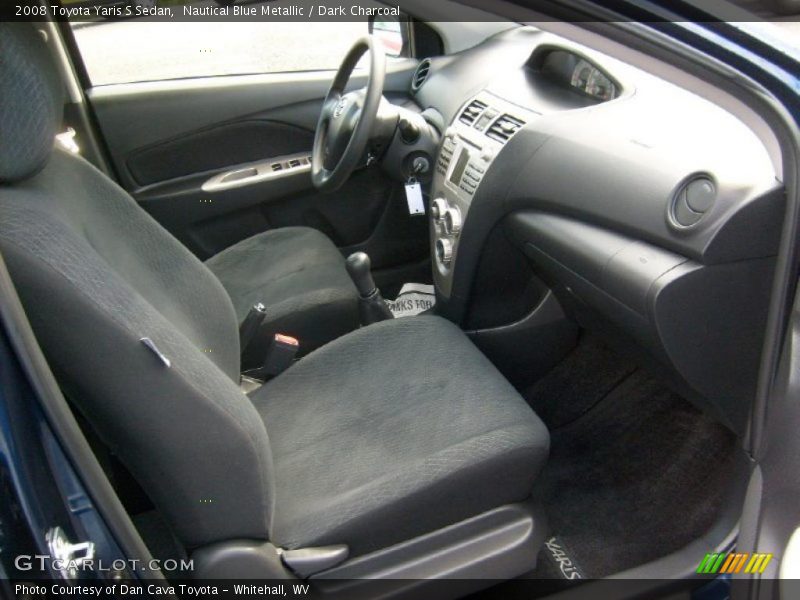 Nautical Blue Metallic / Dark Charcoal 2008 Toyota Yaris S Sedan