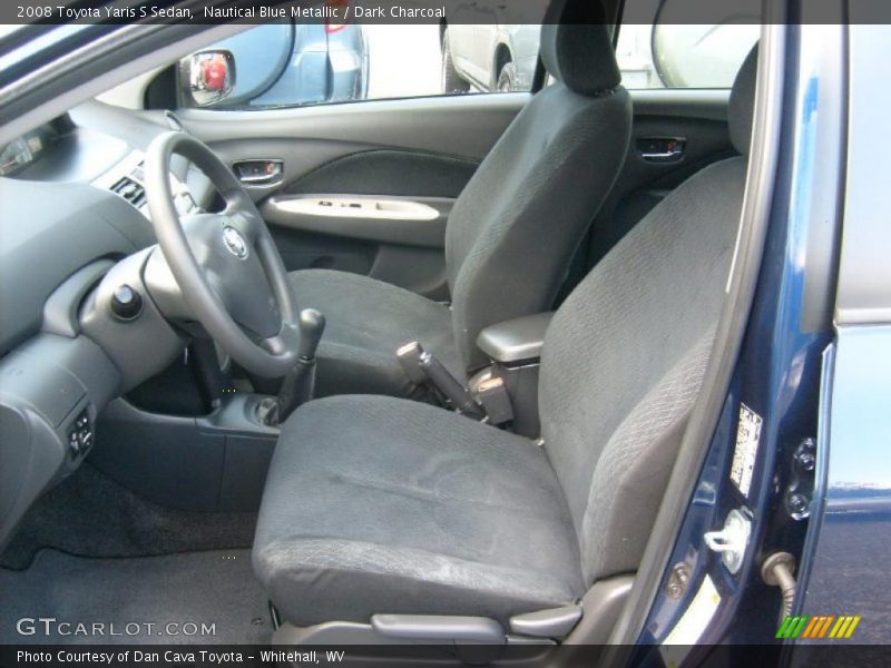 Nautical Blue Metallic / Dark Charcoal 2008 Toyota Yaris S Sedan