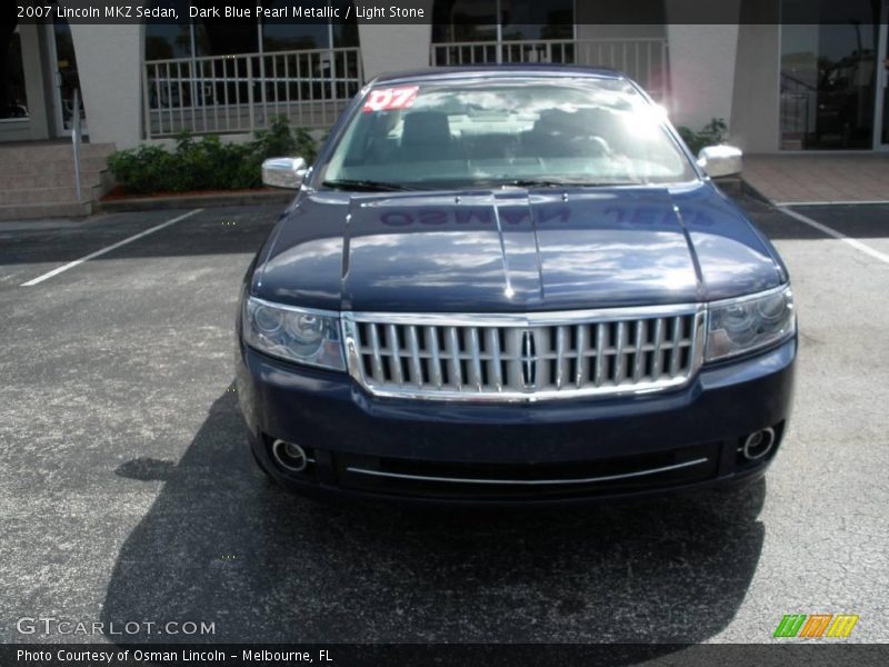 Dark Blue Pearl Metallic / Light Stone 2007 Lincoln MKZ Sedan