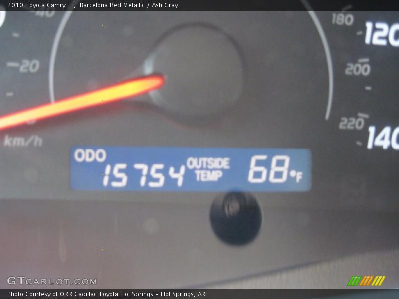 Barcelona Red Metallic / Ash Gray 2010 Toyota Camry LE