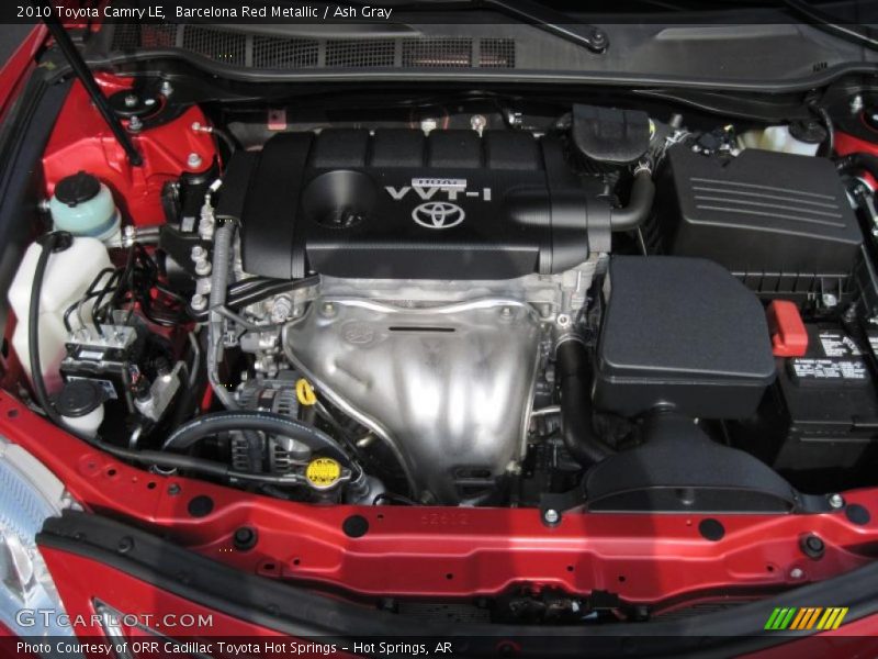 Barcelona Red Metallic / Ash Gray 2010 Toyota Camry LE