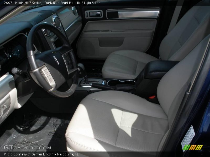 Dark Blue Pearl Metallic / Light Stone 2007 Lincoln MKZ Sedan