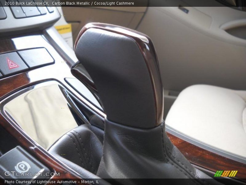 Carbon Black Metallic / Cocoa/Light Cashmere 2010 Buick LaCrosse CX