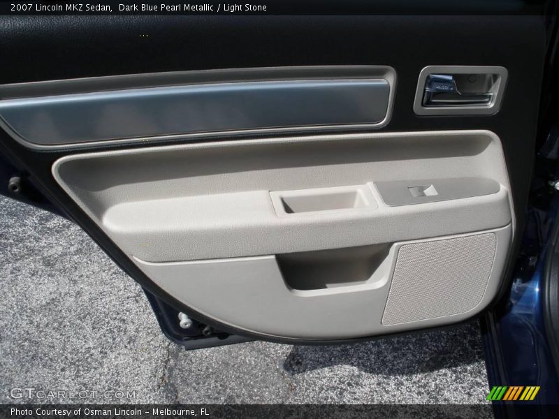 Dark Blue Pearl Metallic / Light Stone 2007 Lincoln MKZ Sedan