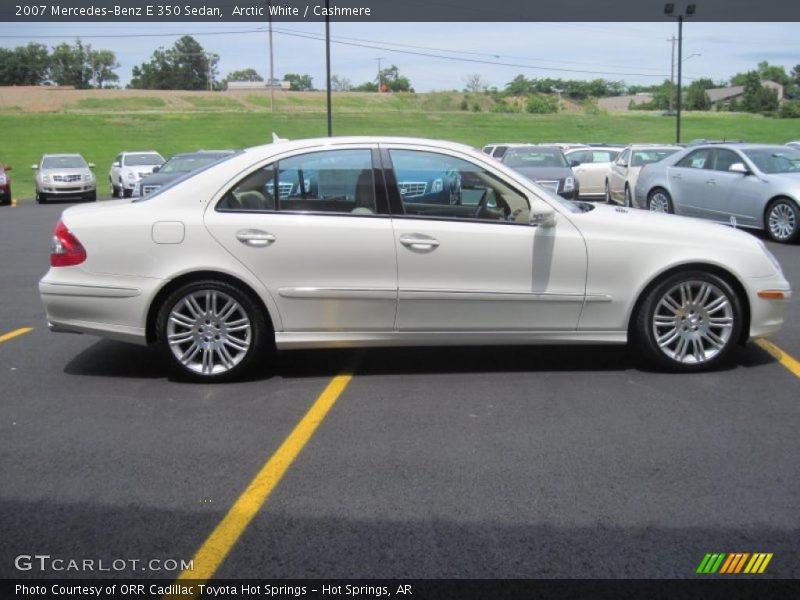 Arctic White / Cashmere 2007 Mercedes-Benz E 350 Sedan