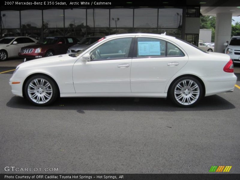 Arctic White / Cashmere 2007 Mercedes-Benz E 350 Sedan