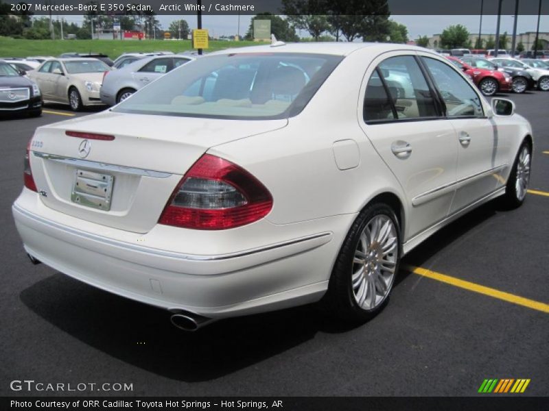 Arctic White / Cashmere 2007 Mercedes-Benz E 350 Sedan