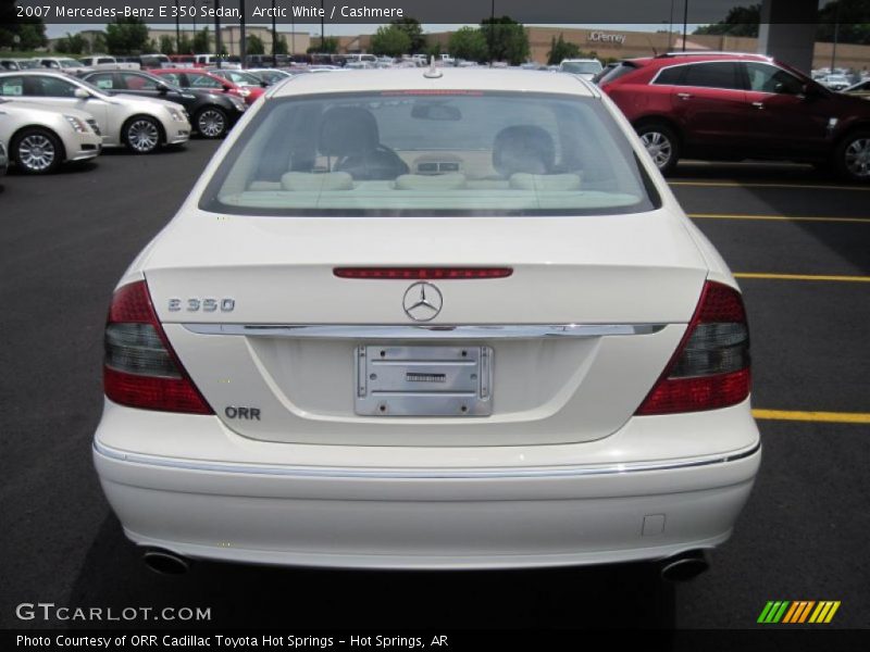Arctic White / Cashmere 2007 Mercedes-Benz E 350 Sedan