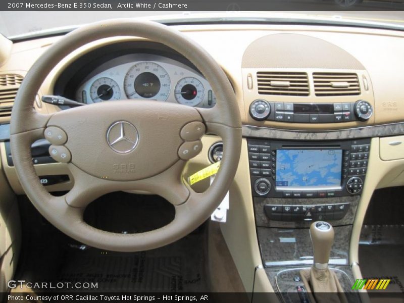 Arctic White / Cashmere 2007 Mercedes-Benz E 350 Sedan