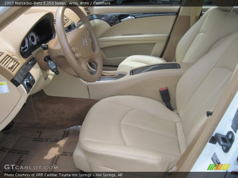 Arctic White / Cashmere 2007 Mercedes-Benz E 350 Sedan