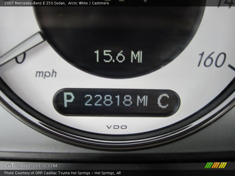 Arctic White / Cashmere 2007 Mercedes-Benz E 350 Sedan