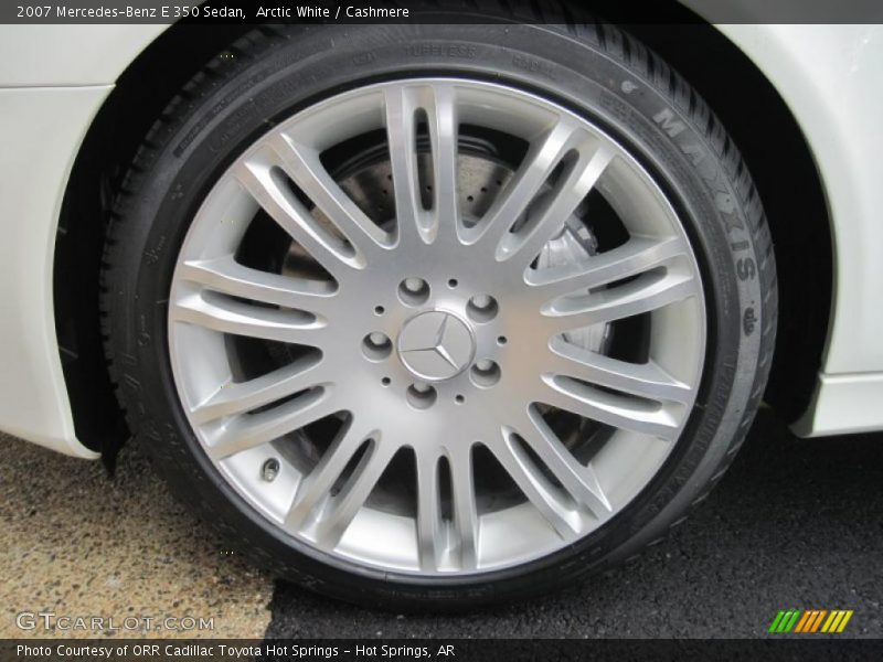 Arctic White / Cashmere 2007 Mercedes-Benz E 350 Sedan